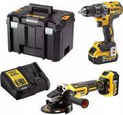ΣΕΤ BRUSHLESS 18V ΔΡΑΠΑΝΟΚΑΤΣΑΒΙΔΟ DCD791 + TΡΟΧΟΣ DCG405 2X5AH ΒΑΛΙΤΣΑ DCK2020P2T-QW DEWALT