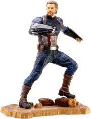 MARVEL GALLERY AVENGERS 3 - CAPTAIN AMERICA PVC STATUE (23CM) DIAMOND