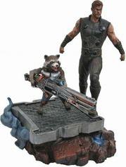 MARVEL PREMIER AVENGERS 3 - THOR & ROCKET STATUE (30CM) DIAMOND