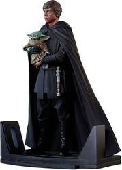 STAR WARS PREMIERCOLLECTION THE MANDALORIAN LUKE SKYWALKER AND GROGU STATUE (1/7) DIAMOND από το e-SHOP