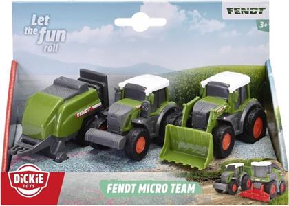 FREEWHEEL FENDT TEAM ΣΕΤ ΟΧΗΜΑΤΑ 9CM-3 ΣΧΕΔΙΑ (203732001) DICKIE