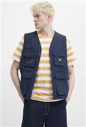 ΑΜΑΝΙΚΟ ΜΠΟΥΦΑΝ FISHERSVILLE VEST ΧΡΩΜΑ: ΝΑΥΤΙΚΟ ΜΠΛΕ, DK0A4YQP DICKIES