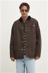 ΜΠΟΥΦΑΝ DUCK HIGH PILE FLCE LINE CHORE JACKET ΧΡΩΜΑ: ΚΑΦΕ, DK0A4XGA DICKIES