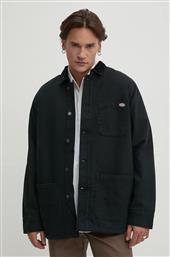 ΜΠΟΥΦΑΝ DUCK HIGH PILE FLCE LINE CHORE JACKET ΧΡΩΜΑ: ΜΑΥΡΟ, DK0A4XGA DICKIES