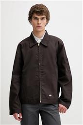 ΜΠΟΥΦΑΝ M UNLINED EISENHOWER JACKET REC DARK BROWN ΧΡΩΜΑ: ΚΑΦΕ, DK0A4Y6UDBX1 DICKIES