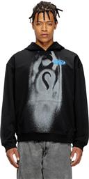 ΑΝΔΡΙΚΗ ΜΠΛΟΥΖΑ ΦΟΥΤΕΡ ΜΕ GRAPHIC PRINT RELAXED FIT - W25A194300HYAT ΜΑΥΡΟ DIESEL