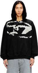 ΑΝΔΡΙΚΗ ΜΠΛΟΥΖΑ ΦΟΥΤΕΡ ΜΕ ΛΟΓΟΤΥΠΟ RELAXED FIT ''S-BOXT-N5'' - W25A130510DQAK ΜΑΥΡΟ DIESEL