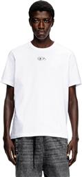 ΑΝΔΡΙΚΟ T-SHIRT ΜΕ ΛΟΓΟΤΥΠΟ REGULAR FIT 'T-ADJUST-0D'' - W25A178800CLBR ΛΕΥΚΟ DIESEL