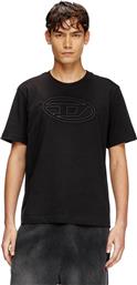 ΑΝΔΡΙΚΟ T-SHIRT ΜΕ ΛΟΓΟΤΥΠΟ REGULAR FIT 'T-ADJUST-BIGOVAL'' - W25A174020NJBM ΜΑΥΡΟ DIESEL