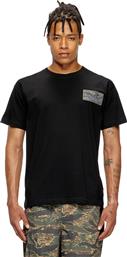 ΑΝΔΡΙΚΟ T-SHIRT ΜΕ ΛΟΓΟΤΥΠΟ REGULAR FIT ''T-NORM-T3'' - W25A193440AGRI ΜΑΥΡΟ DIESEL