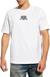 ΑΝΔΡΙΚΟ T-SHIRT ΜΕ ΛΟΓΟΤΥΠΟ REGULAR FIT - W24A150200GRAI ΛΕΥΚΟ DIESEL