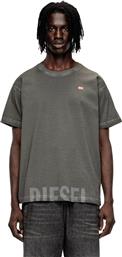 ΑΝΔΡΙΚΟ T-SHIRT ΜΕ ΛΟΓΟΤΥΠΟ REGULAR FIT - W25A187390IKBQ ΑΝΘΡΑΚΙ DIESEL