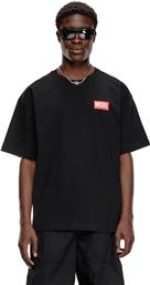 ΑΝΔΡΙΚΟ T-SHIRT ΜΕ ΛΟΓΟΤΥΠΟ RELAXED FIT ''T-BOXT-N14'' - W25A149470NIAR ΜΑΥΡΟ DIESEL