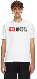 ΑΝΔΡΙΚΟ T-SHIRT ΜΕ ΛΟΓΟΤΥΠΟ ''T-ADJUST-K14'' - W24A150250GRAI ΛΕΥΚΟ DIESEL