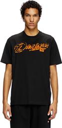 ΑΝΔΡΙΚΟ T-SHIRT ΜΕ ΛΟΓΟΤΥΠΟ ''T-ADJUST-R7'' - S25A164060QIAM ΜΑΥΡΟ DIESEL