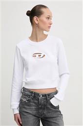 ΜΠΛΟΥΖΑ F-SLIMMY-OD SWEAT-SHIRT ΧΡΩΜΑ: ΑΣΠΡΟ, A09931.0GRAC DIESEL