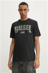 ΜΠΛΟΥΖΑΚΙ T-ADJUST-R25 T-SHIRT ΧΡΩΜΑ: ΜΑΥΡΟ, A17268.0PLAT DIESEL