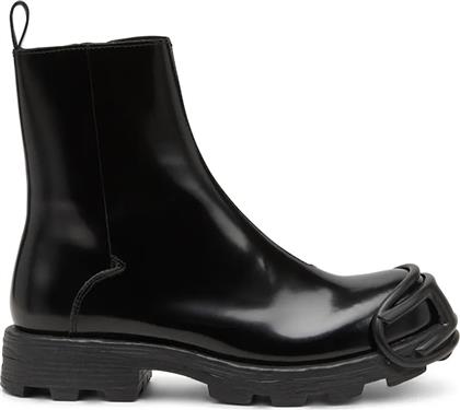 ΔΕΡΜΑΤΙΝΕΣ ΜΠΟΤΕΣ D-HAMMER BT ZIP D ΧΡΩΜΑ: ΜΑΥΡΟ, Y03254-P5268-H0015 DIESEL