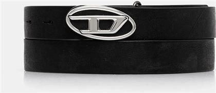 ΔΕΡΜΑΤΙΝΗ ΖΩΝΗ OVAL D LOGO B-1DR-LAYER ΧΡΩΜΑ: ΜΑΥΡΟ, X09813.PR271 DIESEL