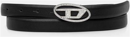 ΔΕΡΜΑΤΙΝΗ ΖΩΝΗ OVAL D LOGO B-1DR STRASS 20 ΓΥΝΑΙΚΕΙΑ, ΧΡΩΜΑ: ΜΑΥΡΟ, X09972.P6364 DIESEL