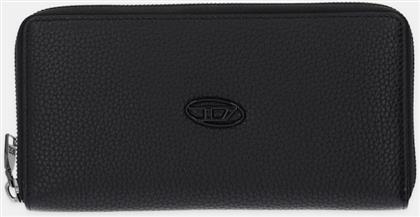 ΔΕΡΜΑΤΙΝΟ ΠΟΡΤΟΦΟΛΙ HISSU EVO CONTINENTAL ZIP ΑΝΔΡΙΚΟ, ΧΡΩΜΑ: ΜΑΥΡΟ, X09015.P0685 DIESEL