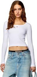 ΓΥΝΑΙΚΕΙΑ CROPPED ΜΠΛΟΥΖΑ ΜΕ ΛΟΓΟΤΥΠΟ SLIM FIT ''T-BALLET-D'' - W25A051060EJAI ΛΕΥΚΟ DIESEL