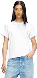 ΓΥΝΑΙΚΕΙΟ T-SHIRT ΜΕ ΛΟΓΟΤΥΠΟ ''T-MAREY'' - W25A177360NIAX ΛΕΥΚΟ DIESEL