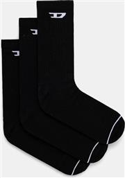 ΚΑΛΤΣΕΣ SKM-D-CREW-LIGHT-SOCKS 3-PACK ΧΡΩΜΑ: ΜΑΥΡΟ, A15405.0LKBI DIESEL