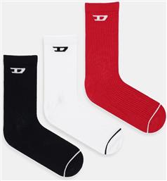 ΚΑΛΤΣΕΣ SKM-D-TENNIS-CREW 3-PACK ΧΡΩΜΑ: ΑΣΠΡΟ, A17883.0LKBI DIESEL