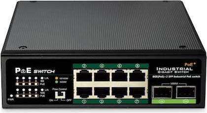 DN-651110 NETWORK SWITCH UNMANAGED GIGABIT ETHERNET (1000 MBPS) POE SUPPORT DIGITUS