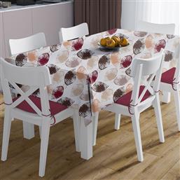 ΑΛΕΚΙΑΣΤΟ ΚΑΡΕ (90X90) LEAVES 467 BROWN DIMCOL