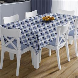 ΑΛΕΚΙΑΣΤΟ ΤΡΑΠΕΖΟΜΑΝΤΗΛΟ (140X180) CHECKERED 468 BLUE DIMCOL
