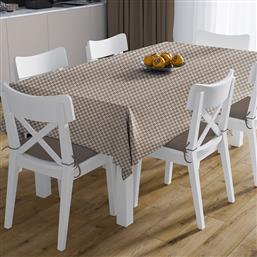 ΑΛΕΚΙΑΣΤΟ ΤΡΑΠΕΖΟΜΑΝΤΗΛΟ 140X300 + ΤΡΑΒΕΡΣΑ HOUNDSTOOTH 473 DIMCOL