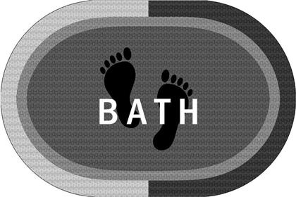 ΥΠΕΡΑΠΟΡΡΟΦΗΤΙΚΟ ΠΑΤΑΚΙ ΜΠΑΝΙΟΥ (50X70) BATH GREY DIMCOL
