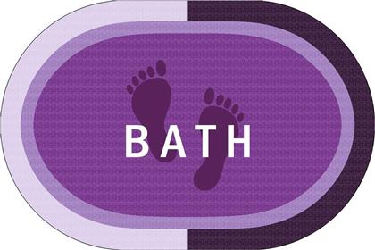 ΥΠΕΡΑΠΟΡΡΟΦΗΤΙΚΟ ΠΑΤΑΚΙ ΜΠΑΝΙΟΥ (50X70) BATH LILAC DIMCOL