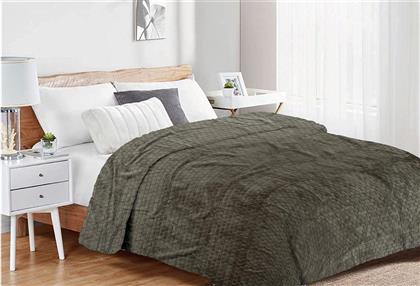ΚΟΥΒΕΡΤΑ CORAL FLEECE ΥΠΕΡΔΙΠΛΗ 220X240ΕΚ. BRICK 07 OLIVE 33482524005 (ΥΦΑΣΜΑ: POLYESTER, ΧΡΩΜΑ: ΛΑΔΙ, ΜΕΓΕΘΟΣ: ΥΠΕΡΔΙΠΛΑ) - - 33482524005 DIMCOL