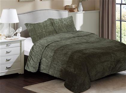 ΚΟΥΒΕΡΤΑ CORAL FLEECE ΥΠΕΡΔΙΠΛΗ 220X240ΕΚ. SOLID 07 OLIVE 33422524005 (ΥΦΑΣΜΑ: POLYESTER, ΧΡΩΜΑ: ΛΑΔΙ, ΜΕΓΕΘΟΣ: ΥΠΕΡΔΙΠΛΑ) - - 33422524005 DIMCOL