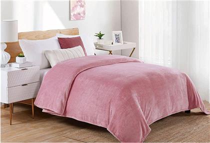 ΚΟΥΒΕΡΤΑ CORAL FLEECE POLYESTER ΜΟΝΗ 160X220ΕΚ. ΜΟΝΟΧΡΩΜΗ 01 CASHMERE PINK (ΥΦΑΣΜΑ: POLYESTER, ΧΡΩΜΑ: ΡΟΖ, ΜΕΓΕΘΟΣ: ΜΟΝΑ) - - 1433125688600194 DIMCOL