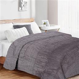 ΚΟΥΒΕΡΤΑ FLEECE ΥΠΕΡΔΙΠΛΗ 220X240 JACQUARD BRICK 6 (220X240) DIMCOL