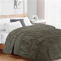 ΚΟΥΒΕΡΤΑ FLEECE ΥΠΕΡΔΙΠΛΗ 220X240 JACQUARD BRICK 7 (220X240) DIMCOL