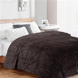 ΚΟΥΒΕΡΤΑ FLEECE ΥΠΕΡΔΙΠΛΗ 220X240 JACQUARD BRICK 8 (220X240) DIMCOL