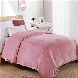 ΚΟΥΒΕΡΤΑ FLEECE ΜΟΝΗ (160X220) CASHMERE PINK 01 DIMCOL