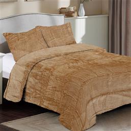 ΚΟΥΒΕΡΤΑ FLEECE ΜΟΝΗ (160X220) SOLID 02 BEIGE DIMCOL