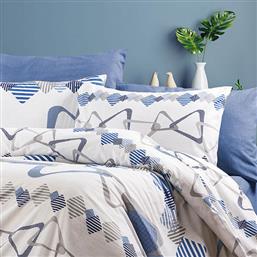 ΜΑΞΙΛΑΡΟΘΗΚΗ (50X70) ΔΑΡΕΙΑ 489 WHITE-BLUE DIMCOL