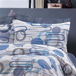 ΜΑΞΙΛΑΡΟΘΗΚΗ (50X70) ΔΙΩΝΗ 602 WHITE-BLUE DIMCOL
