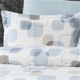 ΜΑΞΙΛΑΡΟΘΗΚΗ (50X70) ΜΕΛΙΝΑ 707 WHITE-LIGHT BLUE DIMCOL