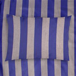 ΜΑΞΙΛΑΡΟΘΗΚΗ (50X70) STRIPES 157 PURPLE/GREY DIMCOL