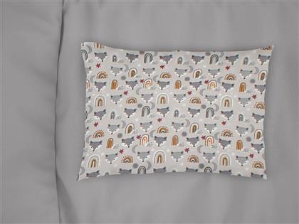 ΜΑΞΙΛΑΡΟΘΗΚΗ BEBE ΦΑΚΕΛΟΣ ΒΑΜΒΑΚΕΡΗ 35X45ΕΚ. FOX 527 PALE CYAN (ΥΦΑΣΜΑ: ΒΑΜΒΑΚΙ 100%, ΧΡΩΜΑ: ΓΚΡΙ) - - 31111646056 DIMCOL