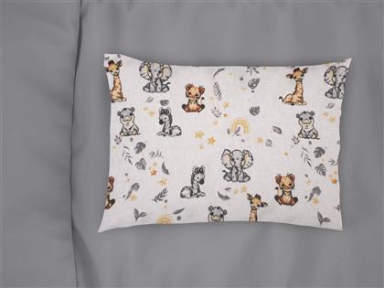 ΜΑΞΙΛΑΡΟΘΗΚΗ ΦΑΝΕΛΕΝΙΑ BEBE 35X45ΕΚ. SAVANNA 36 WHITE-GREY (ΥΦΑΣΜΑ: ΦΑΝΕΛΑ, ΧΡΩΜΑ: ΛΕΥΚΟ) - - 31211646025 DIMCOL