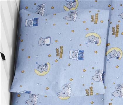 ΜΑΞΙΛΑΡΟΘΗΚΗ ΒΑΜΒΑΚΕΡΗ BEBE 35X45ΕΚ. SWEET DREAMS 551 SKY BLUE (ΥΦΑΣΜΑ: ΒΑΜΒΑΚΙ 100%, ΧΡΩΜΑ: ΜΠΛΕ) - - 31111646033 DIMCOL